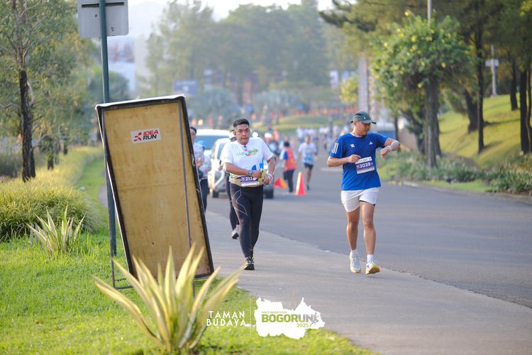Race photo from Taman Budaya x BOGORUN 2025