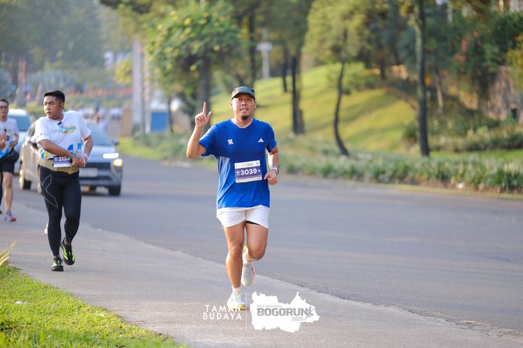 Race photo from Taman Budaya x BOGORUN 2025