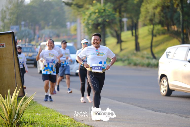 Race photo from Taman Budaya x BOGORUN 2025