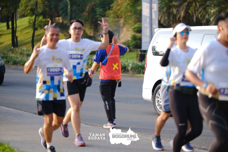 Race photo from Taman Budaya x BOGORUN 2025