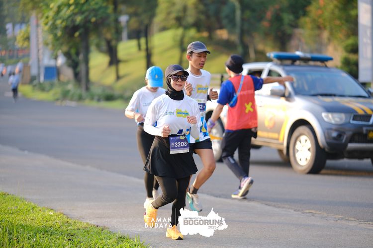 Race photo from Taman Budaya x BOGORUN 2025