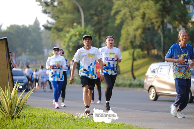 Race photo from Taman Budaya x BOGORUN 2025