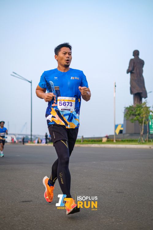 Race photo from ISOPlus Run 2024 Jakarta