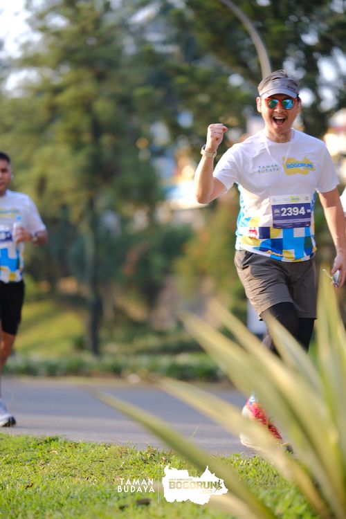 Race photo from Taman Budaya x BOGORUN 2025