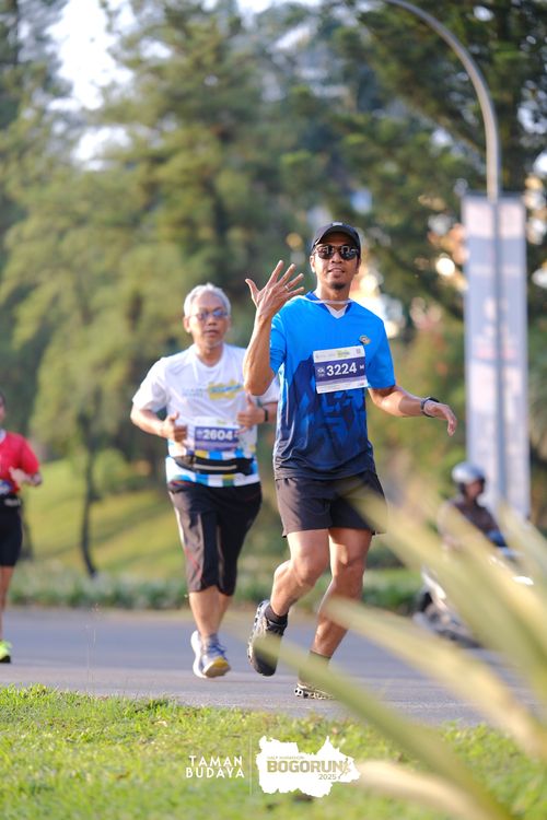 Race photo from Taman Budaya x BOGORUN 2025