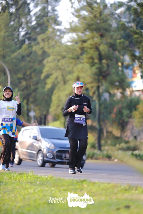 Race photo from Taman Budaya x BOGORUN 2025