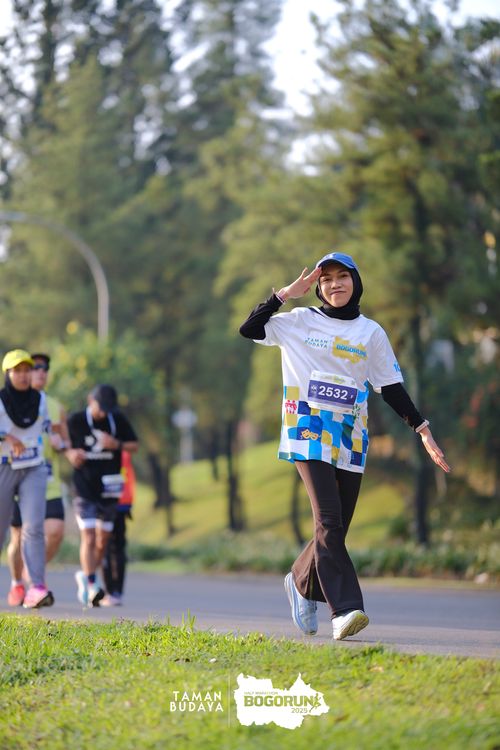 Race photo from Taman Budaya x BOGORUN 2025