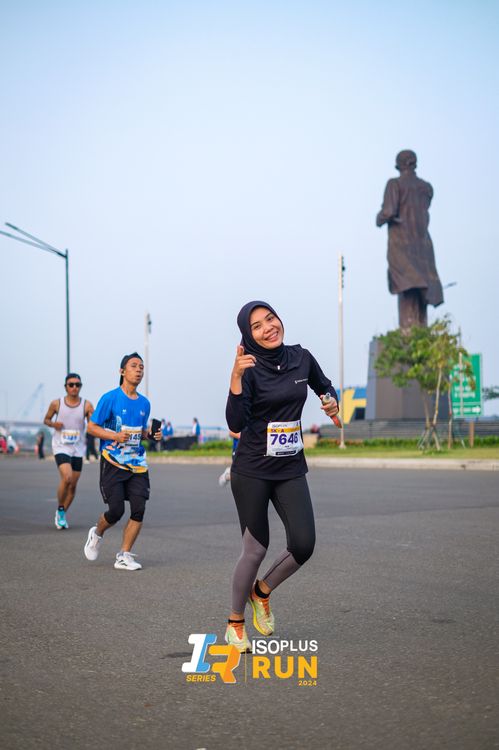 Race photo from ISOPlus Run 2024 Jakarta