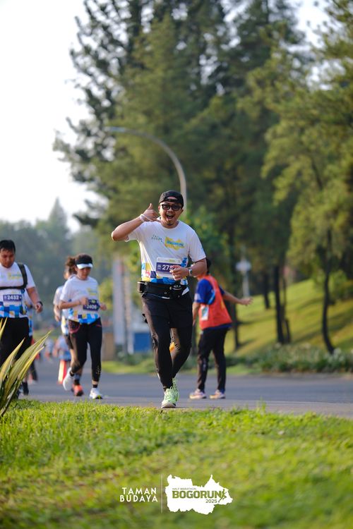 Race photo from Taman Budaya x BOGORUN 2025