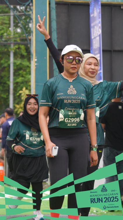 Race photo from Mangkunegaran Run 2025