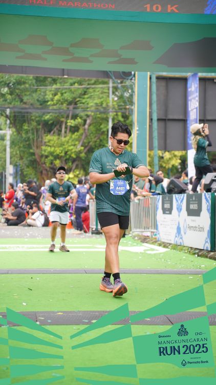 Race photo from Mangkunegaran Run 2025