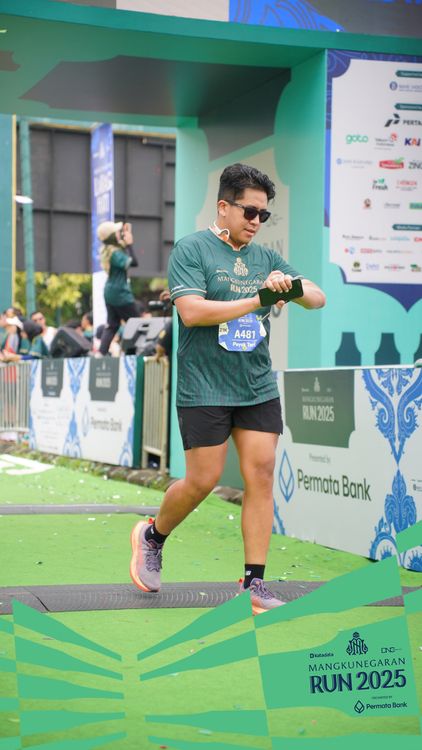 Race photo from Mangkunegaran Run 2025
