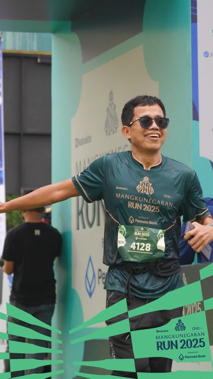 Race photo from Mangkunegaran Run 2025
