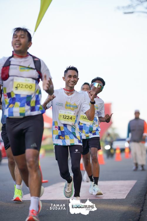 Race photo from Taman Budaya x BOGORUN 2025