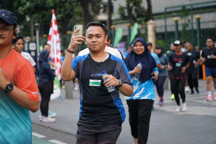 Race photo from Lari Bareng Yuk!