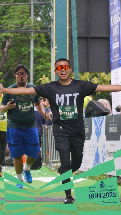 Race photo from Mangkunegaran Run 2025