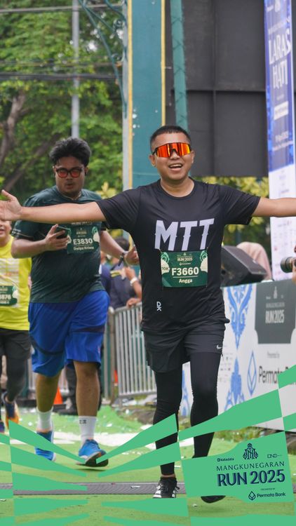 Race photo from Mangkunegaran Run 2025