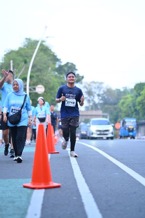 Race photo from KEMLU RUN 2025