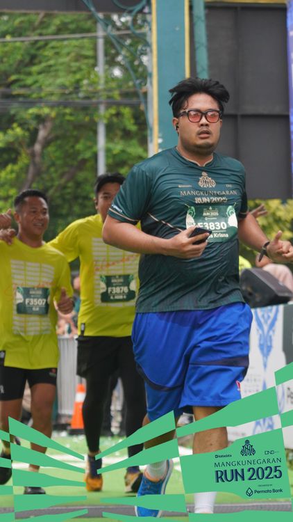 Race photo from Mangkunegaran Run 2025
