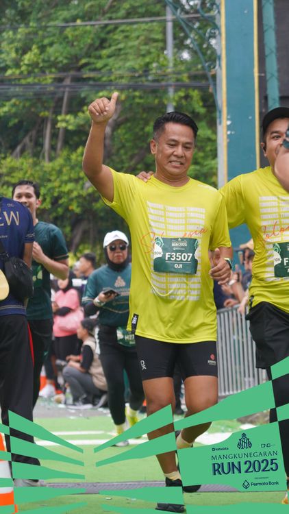 Race photo from Mangkunegaran Run 2025