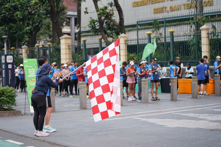 Race photo from Lari Bareng Yuk!