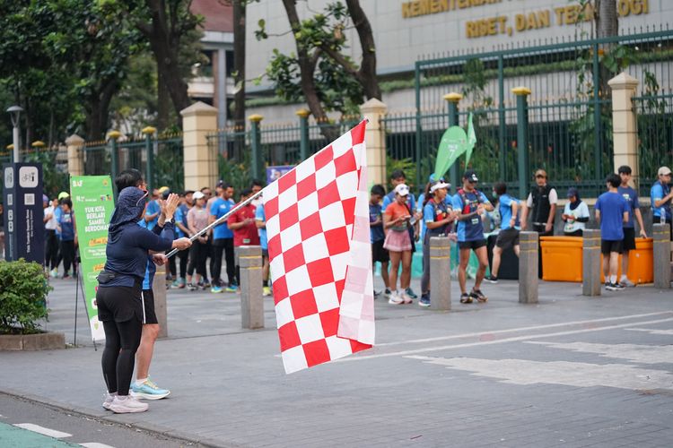 Race photo from Lari Bareng Yuk!