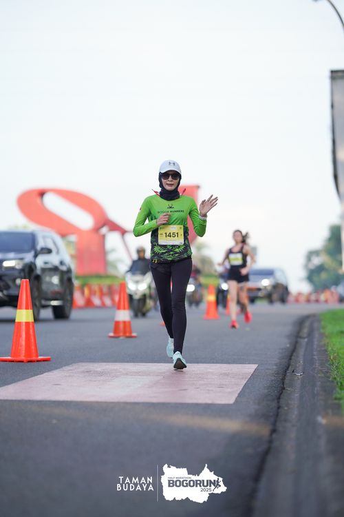 Race photo from Taman Budaya x BOGORUN 2025