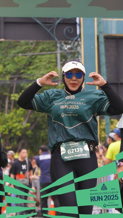Race photo from Mangkunegaran Run 2025
