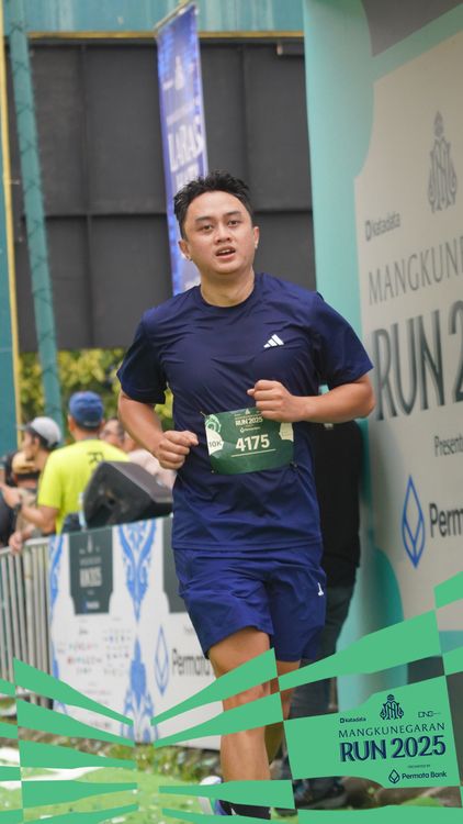 Race photo from Mangkunegaran Run 2025