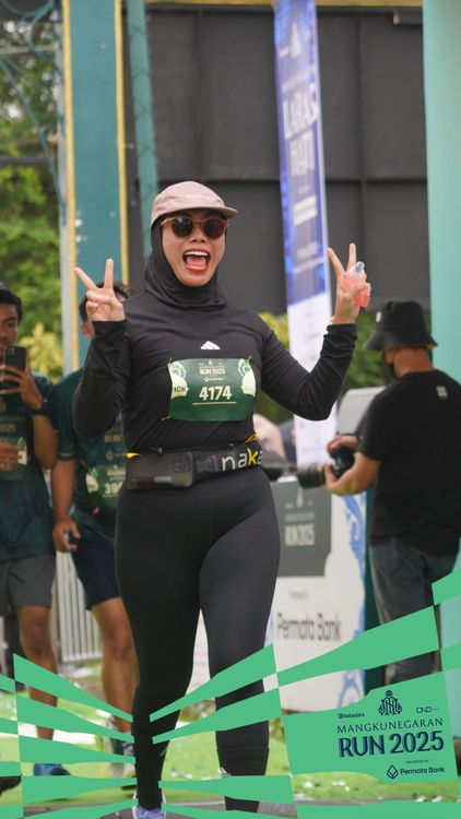 Race photo from Mangkunegaran Run 2025