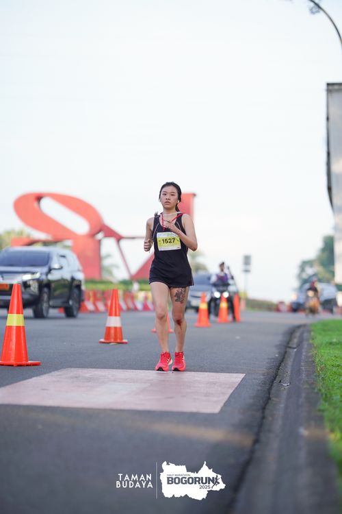 Race photo from Taman Budaya x BOGORUN 2025