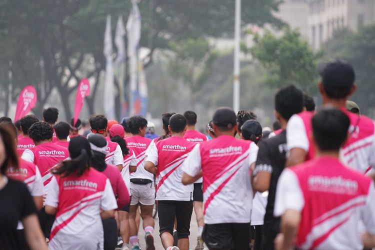 Race photo from Smartfren Run 2024 Vibes