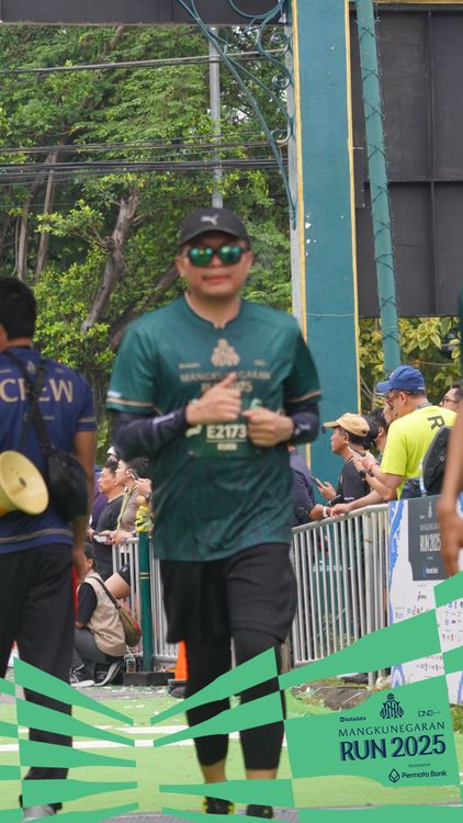Race photo from Mangkunegaran Run 2025