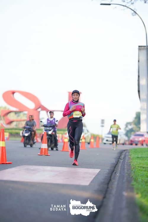 Race photo from Taman Budaya x BOGORUN 2025