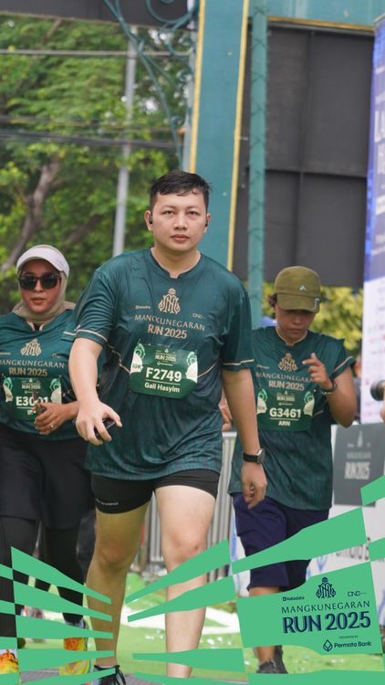 Race photo from Mangkunegaran Run 2025