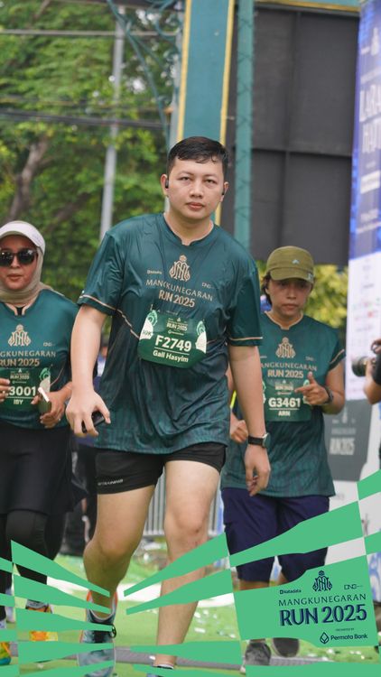 Race photo from Mangkunegaran Run 2025