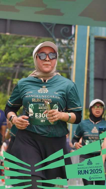 Race photo from Mangkunegaran Run 2025