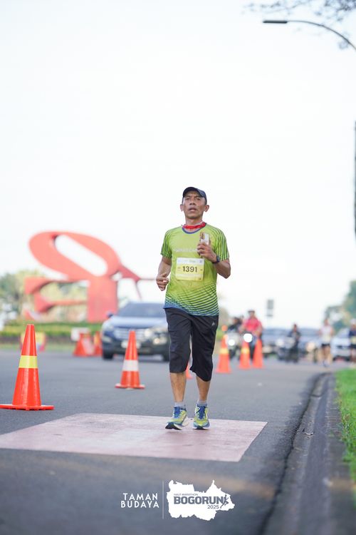 Race photo from Taman Budaya x BOGORUN 2025