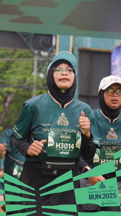 Race photo from Mangkunegaran Run 2025