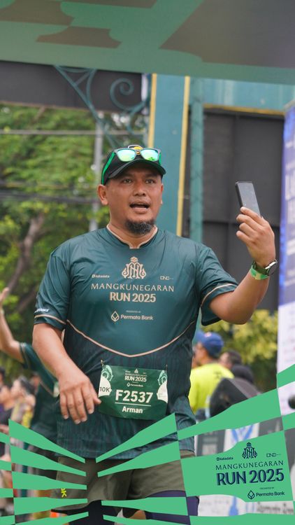 Race photo from Mangkunegaran Run 2025