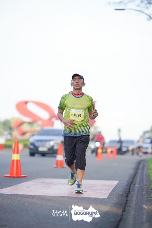 Race photo from Taman Budaya x BOGORUN 2025