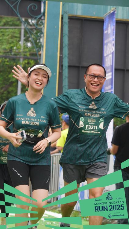Race photo from Mangkunegaran Run 2025