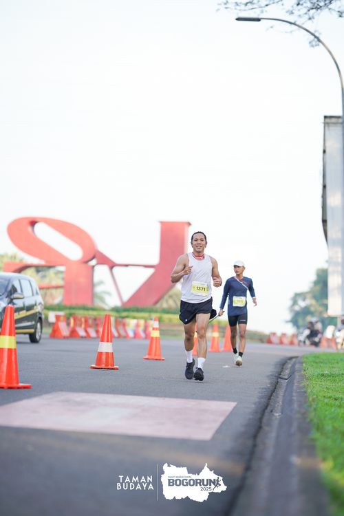 Race photo from Taman Budaya x BOGORUN 2025