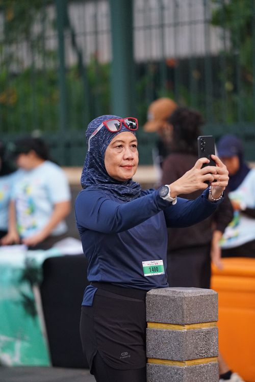 Race photo from Lari Bareng Yuk!