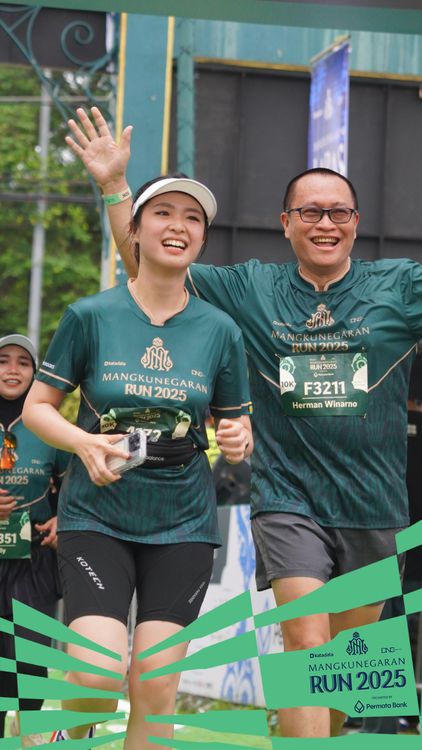 Race photo from Mangkunegaran Run 2025