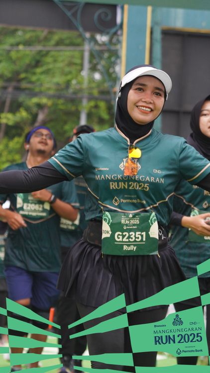Race photo from Mangkunegaran Run 2025