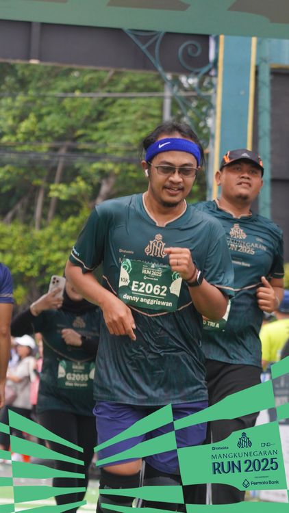 Race photo from Mangkunegaran Run 2025