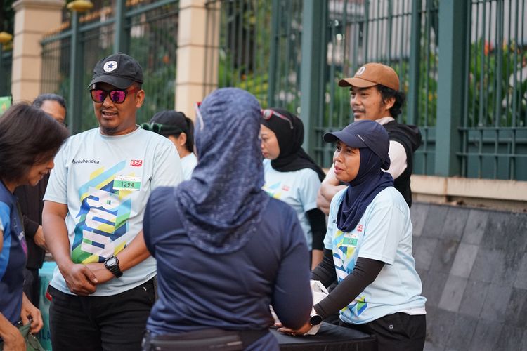 Race photo from Lari Bareng Yuk!