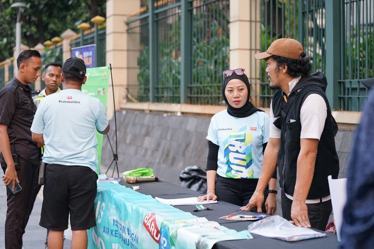 Race photo from Lari Bareng Yuk!