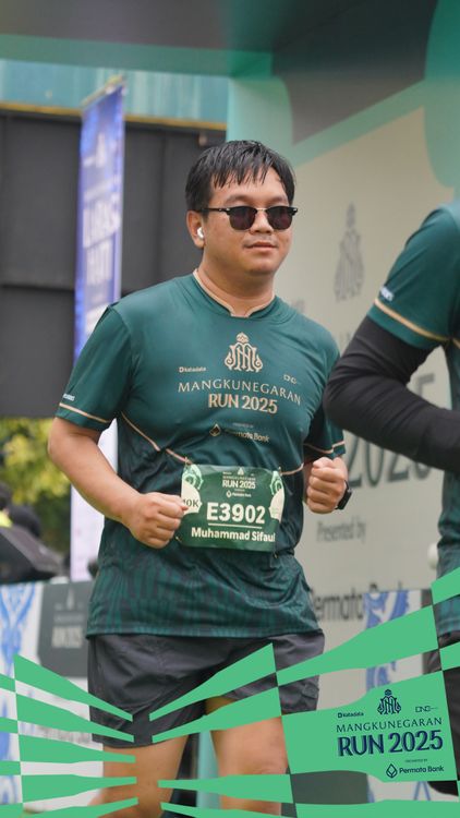 Race photo from Mangkunegaran Run 2025